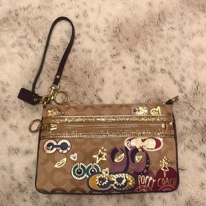 Coach Wristlet (Poppy Collection)